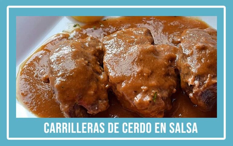 Carrilleras de cerdo en salsa - Receta de la abuela carrilleras de cerdo en salsa
