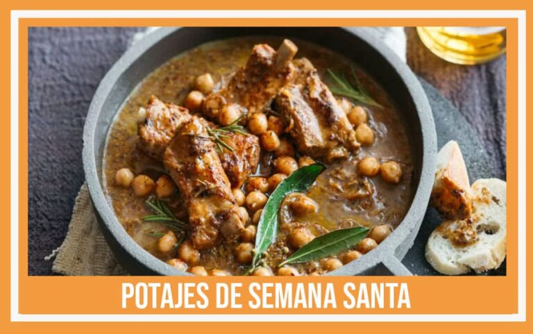 Potajes de Semana Santa con carne o bacalao potajes de garbanzos