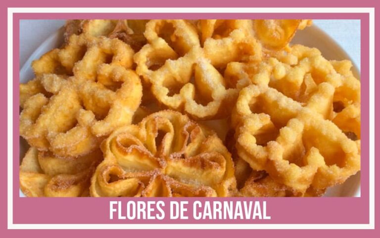 receta de flores de carnaval
