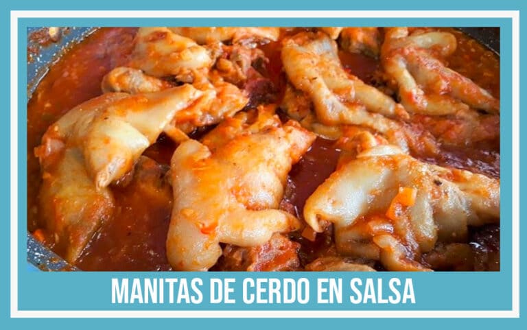 manitas de cerdo en salsa receta de la abuela