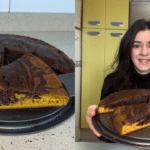 bizcocho de calabaza y chocolate fácil